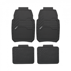 ALFOMBRA SPARCO HULE NEGRA 4 PZS