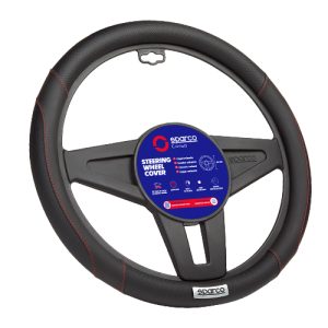 FORRO VOLANTE SPARCO NEGRO C PLACA SPC1113BK SPARCO