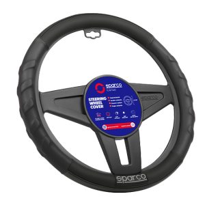 FORRO VOLANTE SPARCO NEGRO LOGO HULE
